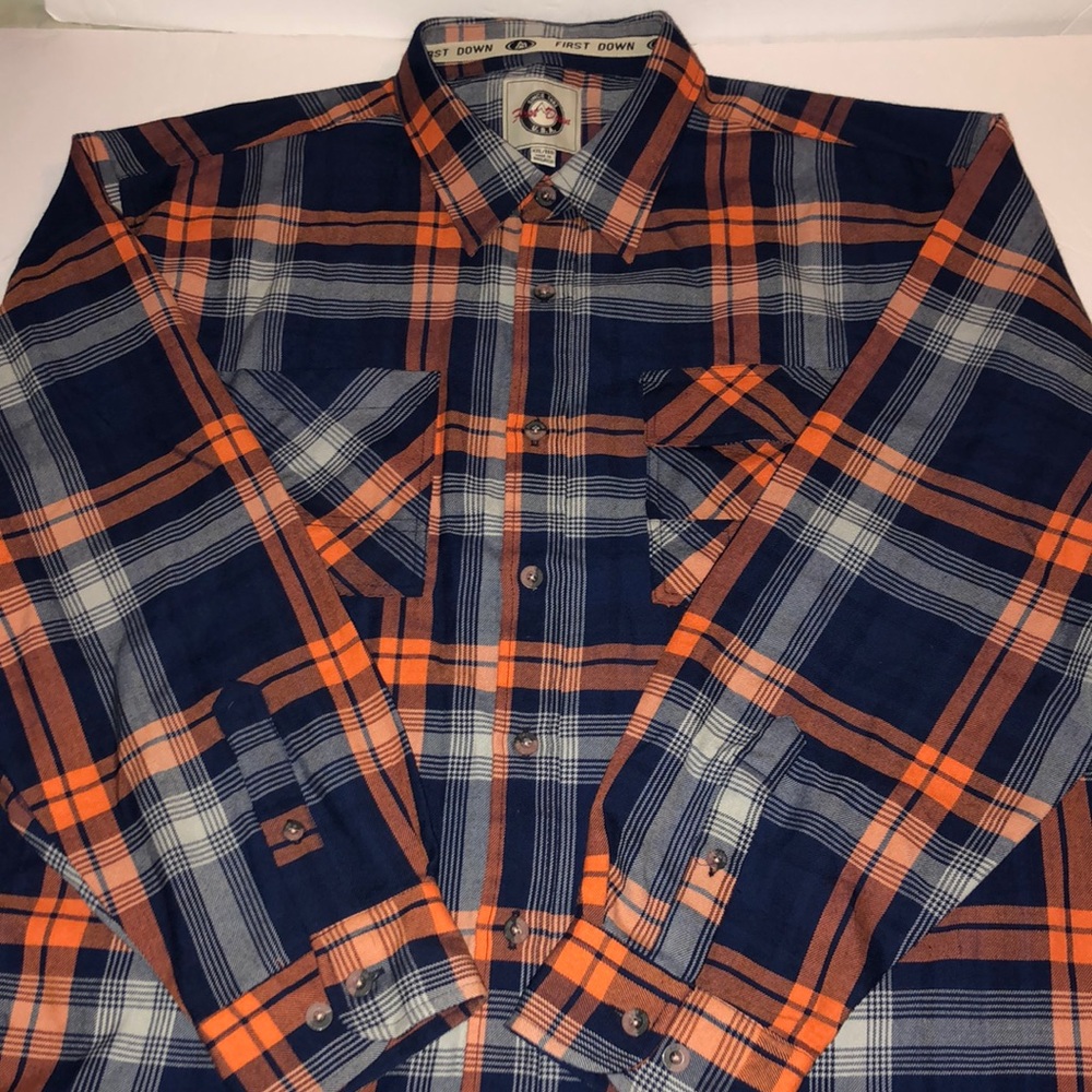 Vintage NOS First Down Flannel Shirt - Oversized